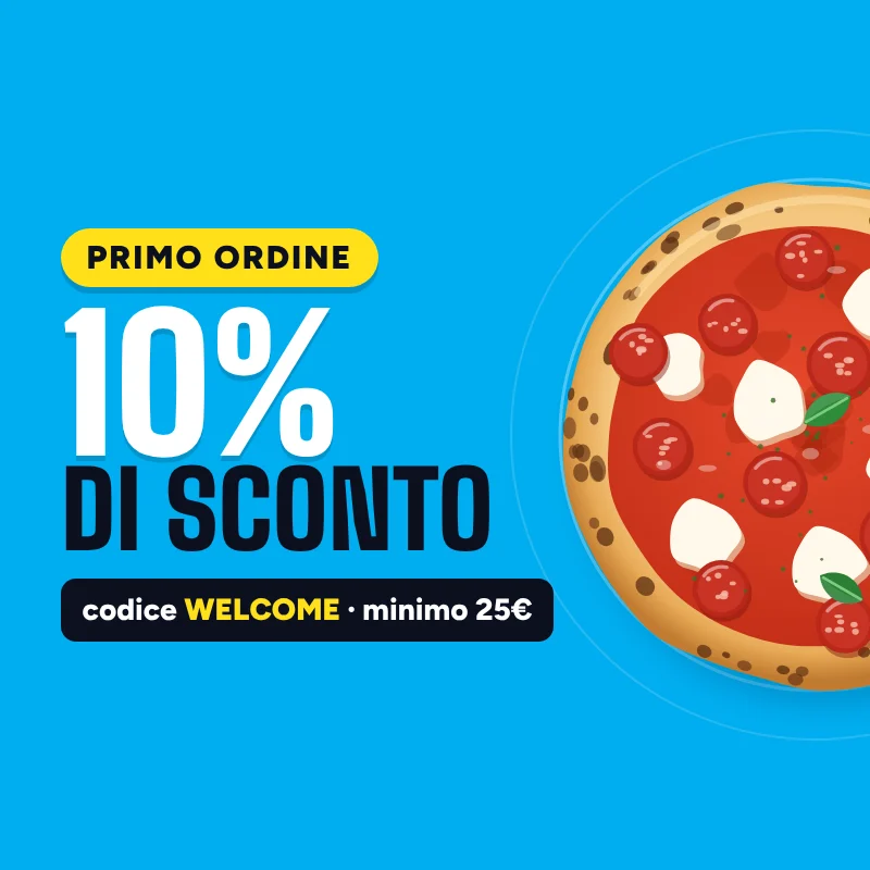 Primo ordine: sconto 10%